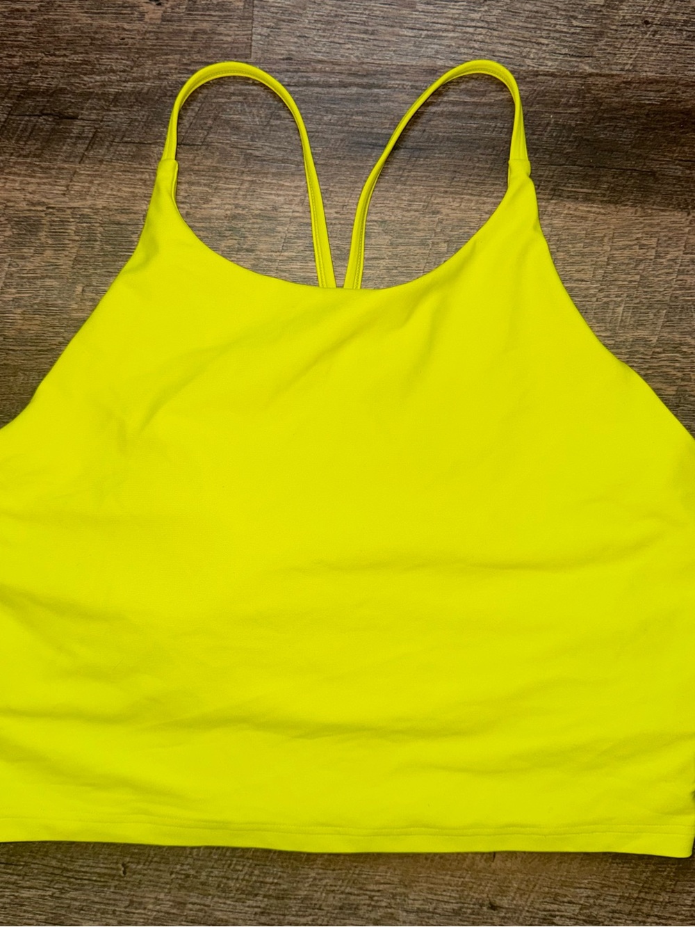 Old Navy Powersoft Neon Strappy Crop Tank Top Size XL